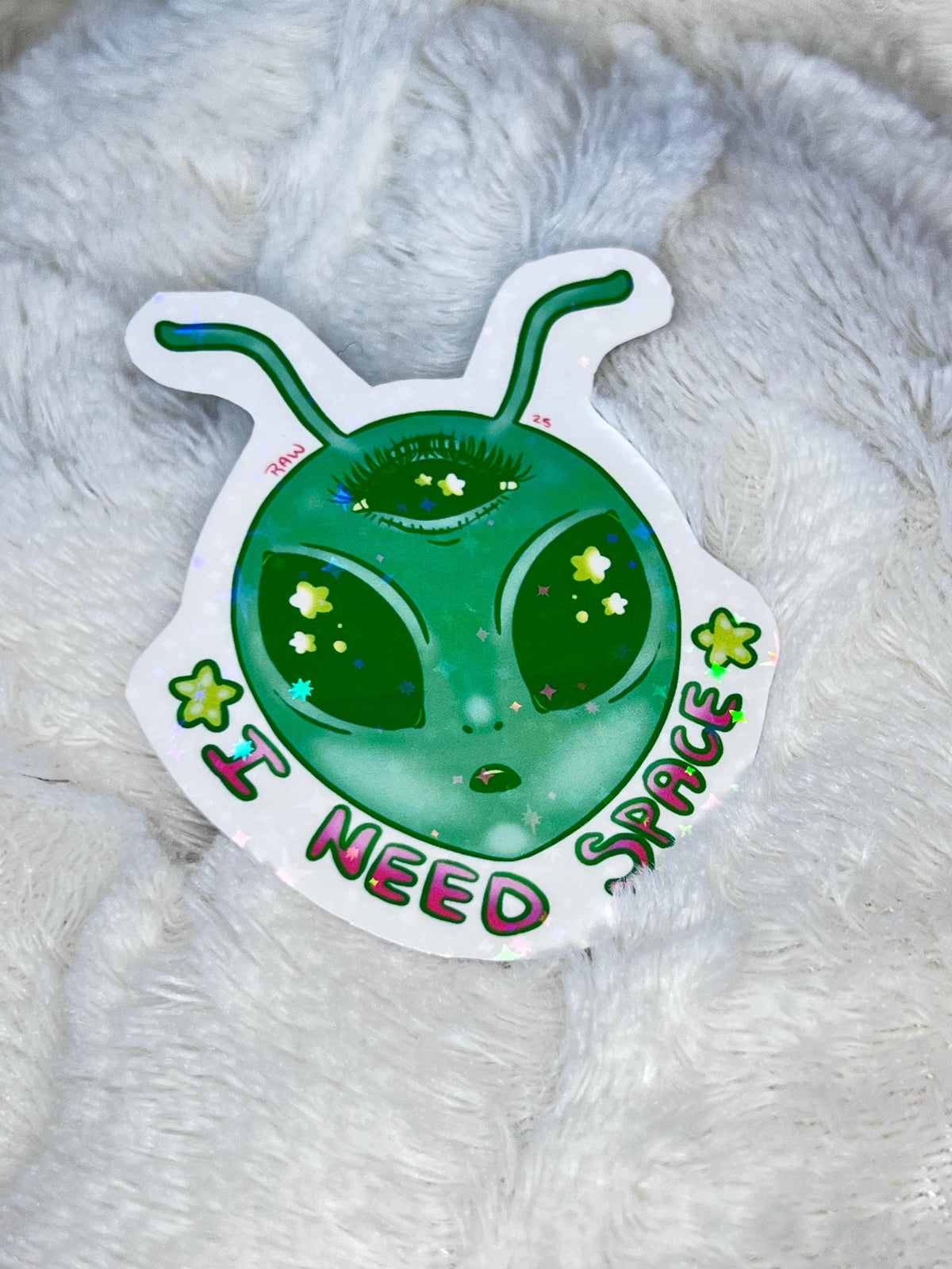 I need space holographic star  stickers for laptop/ sticker for car/ decal/ mini art