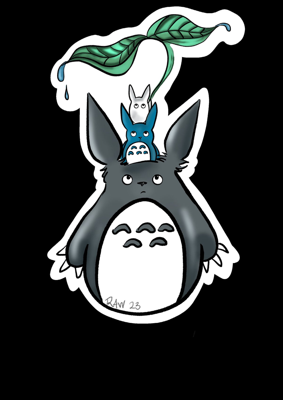Ghibli stickers for laptop/ sticker for car/ decal/ mini art