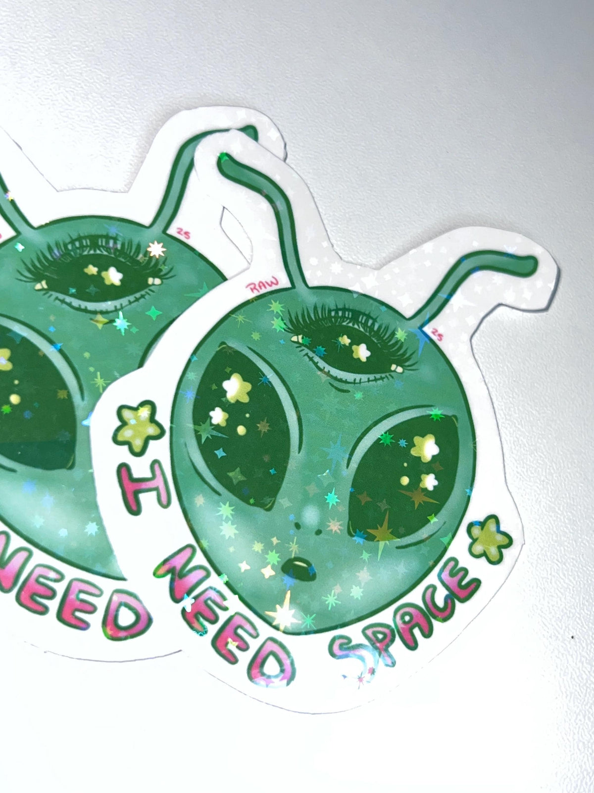 I need space holographic star  stickers for laptop/ sticker for car/ decal/ mini art